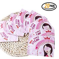Steam Warm Self Heated Eye Mask,Hot Compress for De-Stress and Revitalize Puffy Eyes and Dry Eye,Jasmine Fragrance - 20 Sheets