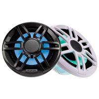 Fusion XS-FL65SPGW 6.5" 200w RGB LED Illuminated Marine Boat Speakers Gray & White