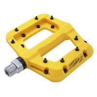 FOOKER MTB Pedals Mountain Bike Pedals 3 Bearing Non-Slip Lightweight Nylon Fiber Bicycle Platform Pedals for BMX MTB 9/16"