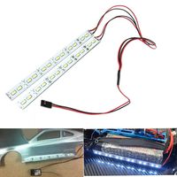 ShareGoo 24 LEDs Chassis Light Aluminum LED Strip 6V for 1/10 1/8 RC Car Crawler Buggy,White