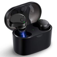 Silipower True Wireless Earbuds, Bluetooth Headphones, in-Ear Sweat-Proof Stereo Earphones with Mic, Portable Charging Case, True Free [2019 Version]