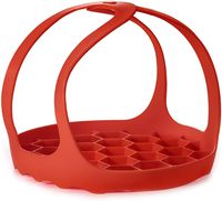 Silicone Trivet For Instant Pot | Fits 6,8 Qt Instapot, Ninja Foodi and Other Pressure Cookers | 3-in-1 - Bakeware Pan Sling Lifter, Egg Rack, and Roasting Rack