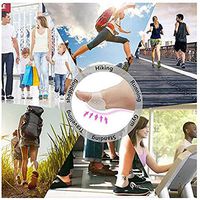 Weite Unisex 6 Pair Metatarsal Pads Ball of Foot Cushions, Breathable Soft Silicone Ball of Foot Pads Inserts, Gel Foot Pain Relief Pad Bunion Forefoot Cushioning Relief Cushion (White)