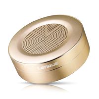 LENRUE Bluetooth Speakers, Portable Wireless Mini Speaker with Handsfree Call, Built-in-Mic and TF Card for iPhone, iPod, iPad, Phones, Tablet, Echo dot, Good Gift (Gold)