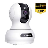 Updated Lefun Video Baby Monitor, 3MP Home WiFi Security Pet Camera with Sound Detection Cloud Service 2 Way Audio, Wireless IP Surveillance Camera with Night Vision