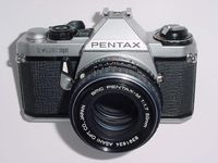 Pentax ME Super 35mm SLR Camera Package