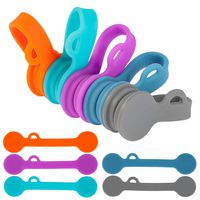 BKpearl 20 Pack Magnetic Cable Clips, Magnetic Cable Organizers Earbuds Cords Winder Bookmark Clips USB Cable Manager Keeper for Home Kitchen,Office,School