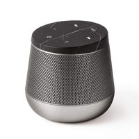 Lexon Miami Sound - Bluetooth Speaker, 5W, Bluetooth 4.0 + EDR, Hands Free Microphone, Touch Sensor Controls - Autonomy 7 Hours - Black Marble