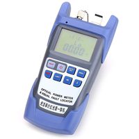 Portable ALL-IN-ONE Fiber Optical Power Meter -70 to +10dbm with SC and FC Connector and 10mW 10KM Visual Fault Locator Fiber Optic Cable Tester