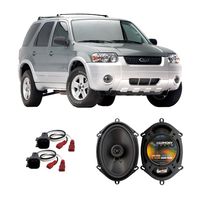 Compatible with Ford Escape Hybrid 2004-2007 Front Door Factory Replacement Harmony HA-R68 Speakers