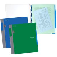 Five Star Advance Spiral Notebooks, 1 Subject, College Ruled Paper, 100 Sheets, 11" x 8-1/2", Blue, Green, 2 Pack (73170)
