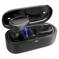 True Wireless Earbuds Bluetooth 5.0, Wireless Earbuds Bluetooth with Charging Case, One-Step Pairing, Bluetooth Earbuds Wireless Headphones Stereo in-Ear Earpieces for Sports Running.