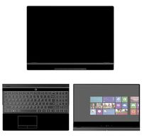 Decalrus - Protective Decal Black Skin Sticker for Lenovo Legion Y540 (15.6" Screen) case Cover wrap LElegion15_Y540-90