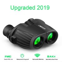 10X25 Binoculars Compact, High Power Mini Binoculars with Carry Bag & Neck Strap, Waterproof HD Folding Binoculars for Adult, Bird Watching, Travel Outdoor Hiking Camping Hunting Concert Opera Sport