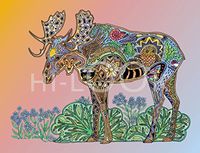 Hi-Look Microfiber Cleaning Cloth - Moose