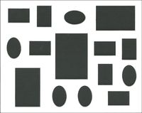 Amazon Photo Mats White 16x20 Collage Picture Mat for 15 Photos or Pictures (Matting Only)