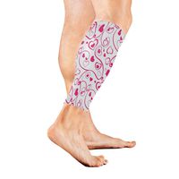 Leg Sleeve Heart and Swirl Pattern Calf Sleeves 1 Pair for Men/Women Running/Cycling/Maternity/Travel/Ourdoor Activities