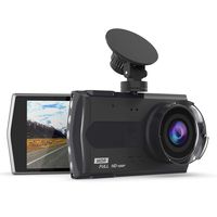 Dash Cam 1080P FHD DVR Car Driving Recorder 3" LCD Screen 170°Wide Angle, G-Sensor, WDR, Parking Monitor, Loop Recording, Motion Detection, 32GB Microsd Card