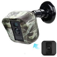 Blink XT Camera Wall Mount Bracket,EastKing Weather Proof 360 Degree Full Protective Adjustable Outdoor Indoor Mount and Cover Case for Blink XT Home Security Camera System (Olive(1 Pack)