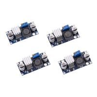 LM2596S DC-DC Voltage Regulator step-down 4.5V-40V power supply module 3A Adjustable Pack of 4 by Akobearla