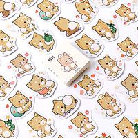 45pcs/Pack Lovely Shiba Inu Memo Stickers Pack Posted It Kawaii Planner Scrapbooking Stickers Stationery Escolar School Supplies