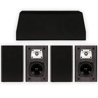 Theater Solutions B1 and C1 Bookshelf Surround Sound Home Theater 5 Speaker Set