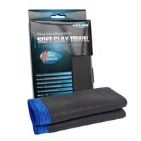 Clay Bar Towel, AutoCare Fine Grade Microfiber Clay Towel Automotive Detailing Towel Clay Bar Alternative for Car Detailing, Creative Gift-Blue, 1 Pack
