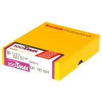 Kodak 137 1517 Professional 100 Tmax Black and White Negative Film (ISO 100) 4x5 (50 sheets) (Yellow)