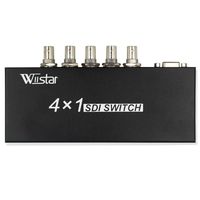 SDI 4x1 3Gb/s SDI Switcher with ReClock Technology, supports SDI, HD-SDI and 3G-SDI signals (WS-SDI 4X1) for Monitor/Displayer