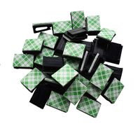 Leline's 50 Pieces Adhesive Cable Clips Cord Organizer Ties Holder for Car, Office and Home