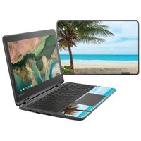 Mightyskins Skin Compatible with Lenovo 300e Chromebook 11.6" (2018) - Beach Bum | Protective, Durable, and Unique Vinyl Decal Wrap Cover | Easy to Apply, Remove, and Change Styles | Made in The USA
