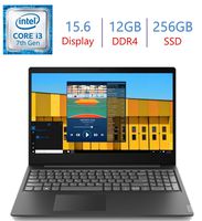 Lenovo Ideapad S145 15.6-inch HD LED-Backlit Widescreen Laptop PC, 8th Gen Intel Core i3-8145U 2.10GHz Processor, 12GB DDR4 RAM, 256GB SSD, WiFi, Bluetooth, HDMI, Windows 10