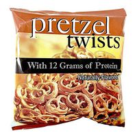 Pretzel Protein Twists | 7 Bags | Low Fat, Low Cholesterol, Low Calorie Diet Snack