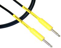 Conquest Sound W 20Y 20-Feet Hi-Definition Instrument/Guitar Cable with Neutrik Plugs, Yellow Heat Shrink
