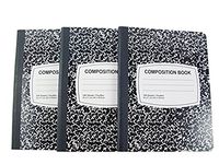 Jot Marble Composition Books 3 Pack (100 Sheets Each) 93/4x71/2 inch/24.7x19.0cm