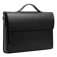 Leathario Leather Briefcase for Men Leather Laptop Bag Shoulder Messenger Bag Business Work Bag
