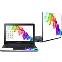 Mightyskins Skin Compatible with Samsung Chromebook 3 11.6" - Rainbow Smoke | Protective, Durable, and Unique Vinyl Decal Wrap Cover | Easy to Apply, Remove, and Change Styles | Made in The USA