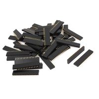 Yohii 50PCS 2.54mm Spacing Female 16 Pins PCB Header Connector Single Row