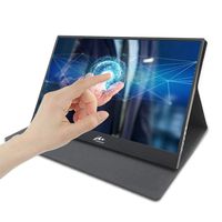 Portable Monitor, Kenowa 15.6 inch Display Touch Portable Gaming Monitor with USB-C (Type-C, 2 USB Port, HDMI, Earphone) Compatible for Laptop Security Xbox PS4 Mac Laptops Raspberry pi
