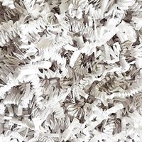 Black Cat Avenue 1/2 LB White Crinkle Cut Paper Shred Filler for Gift Wrap and Basket Filler