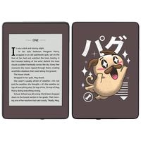 MightySkins Skin Compatible with Amazon Kindle Paperwhite 2018 (Waterproof Model) - Pug Kawaii | Protective, Durable, and Unique Vinyl Decal wrap Cover | Easy to Apply, Remove| Made in The USA