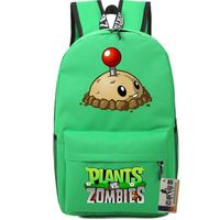 Siawasey Cute Plants Zombie Hot Game Bookbag Backpack School Bag Shoulder Bag