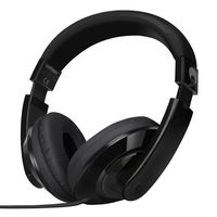 RockPapa On Ear Stereo Headphones Earphones for Adults Kids Childs Teens, Adjustable, Heavy Deep Bass for iPhone iPod iPad MacBook Surface MP3 DVD Smartphones Laptop Black
