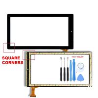 GR Touch Screen Digitizer Panel for RCA 11 Maven Pro RCT6213W87 RCA 11 Galileo Pro RCT6513W87 11 inch Tablet PC (290mmx181mm Corners Fewer Rounding, Black.)