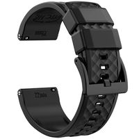 Ritche 24mm Silicone Watch Bands Quick Release Rubber Watch Bands for Men