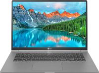 LG Gram 17" WQXGA (2560 x 1600) IPS Ultra-Lightweight Laptop, Intel Quad-Core i7-8565U up to 4.6GHz, 16GB DDR4, 256GB SSD, Backlit Keyboard, Fingerprint ID, Thunderbolt, Bluetooth, Webcam, Windows 10