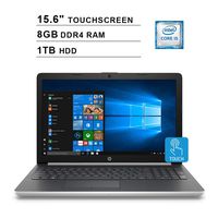 HP Pavilion 2019 15.6 Inch Touchscreen Laptop Computer, Core i5-7200U Up to 3.1GHz, 802.11AC WiFi, Bluetooth 4.2, DVDRW, USB 3.1, Windows 10, 8GB DDR4, 1TB HDD