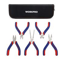 WORKPRO 5-Piece MINI Precision Pliers set