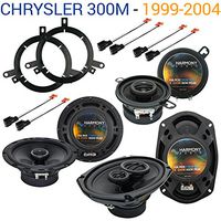 Compatible with Chrysler 300M 1999-2004 Factory Speaker Replacement Harmony Upgrade Package New
