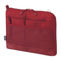 LIHIT LAB Laptop Sleeve, Water & Stain Repellent, Horizontal, Red, 10.2" x 7.9"- Compatible with iPad, Microsoft Surface Go, Samsung Galaxy Tab, Huawei MediaPad, Lenovo Yoga Tab (A7680-3)